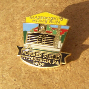 Mazeroski's Home Run Forbes Field Pittsburgh, PA 1909 lapel pin Pirates