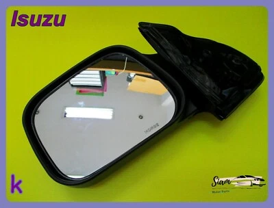 with for Isuzu faster TFR TF RODEO 98-02 Side view door mirror black LEFT 1Pcs. - Image 1 of 4