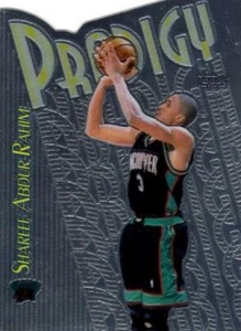 TARJETA PROMOCIONAL PRODIGY DE LÁMINA DE BALONCESTO DE LA NBA TOPPS 1999 PP7 SHAREEF ABDUR-RAHM - Imagen 1 de 2