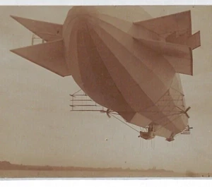 GERMANY Pioneer Airship EARLY ZEPPELIN Postcard REAL PHOTO Unused{samwells}PG297 - Picture 1 of 12