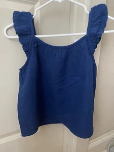 GAP Kids Girls Navy Blue Tank Top Shirt CUTE Size XL (12) NWT - Picture 1 of 6