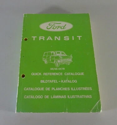 Catalogo Immagini/Catalogo Ricambi Ford Transit '65/ '78 Anno 1965-1978 Uscita - Immagine 1 di 4