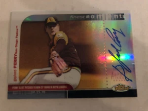 GAYLORD PERRY 2002 TOPPS FINEST MOMENTS AUTOGRAPH CARD FMA=GP AUTO PADRES - Picture 1 of 2