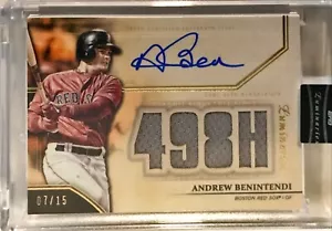 2020 Topps Luminaries Hit Kings Autograph Relics Andrew Benintendi Auto /15 - Picture 1 of 1