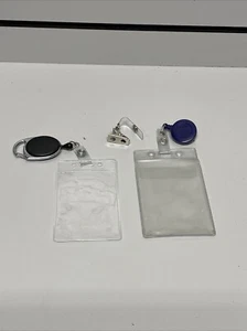 Badge Reels Holder Retractable with ID Clip for Nurse Name Tag Card Pharmacy ... - Picture 1 of 4