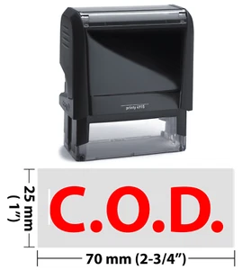 C.O.D. - Extra Large Trodat 4915 Self Inking Rubber Stamp - Picture 1 of 8