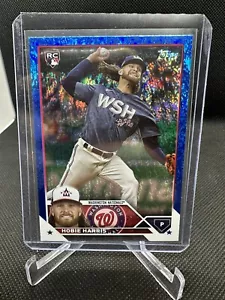2023 Topps Update Hobie Harris #U294 Blue Sparkle Parallel /999 RC Nationals - Bild 1 von 2