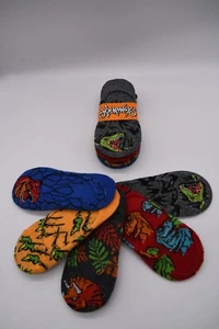 (5 Pair) No Show Socks JOURNEYS, Fits Shoes Size 4-10 TODDLER T-REX, TRICERATOPS - Picture 1 of 6