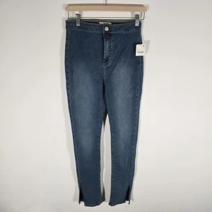 Free People Jeans 28W 31L Blue Stretch Skinny - Picture 1 of 13