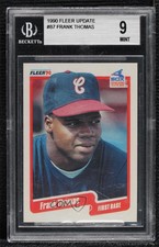 1990 Fleer Update Box Set Frank Thomas #U-87 BGS 9 MINT Rookie RC HOF