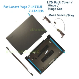 New LCD Back Cover Hinge Cap For Lenovo Yoga 7-14ITL5 82BH 7-14ACN6 7-14ITL5 - Picture 1 of 16