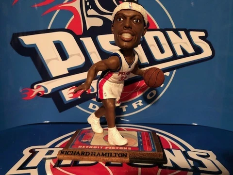 RICHARD RIP HAMILTON DETROIT PISTONS BOBBLEHEAD  LOW#54 OF 5004 Cover