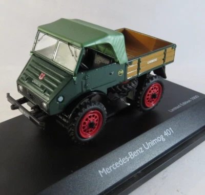 SCHUCO MERCEDES BENZ UNIMOG 401 1:43 Diecast Model Truck Daimler New in Box - Image 1 of 4