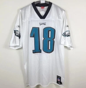 Donte Stallworth #18 Philadelphia Eagles Reebok NFL Jersey White Mens Size XL - Picture 1 of 16