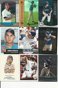 2000 Bowman Adrian Gonzalez RC Marlins Padres Red Sox Los Angeles Dodgers Lot - Picture 1 of 2