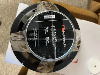 Altavoces coaxiales envolventes de alta densidad de 2 vías Nakamichi NSE1618 6,5" 200W máx. para automóvil Foto 1 de 2