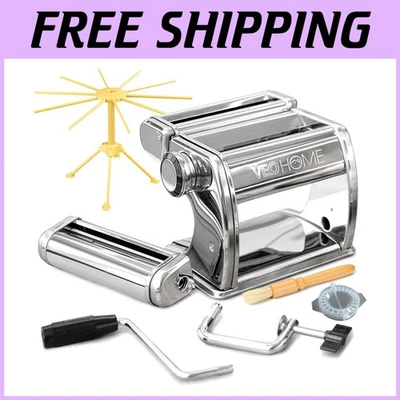 Stainless Steel Pasta Maker with 7 Settings - Image 1 of 4
