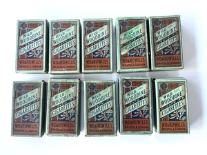 Paquetes de cigarrillos vintage Wills Woodbine X 10 vacíos - Imagen 1 de 6