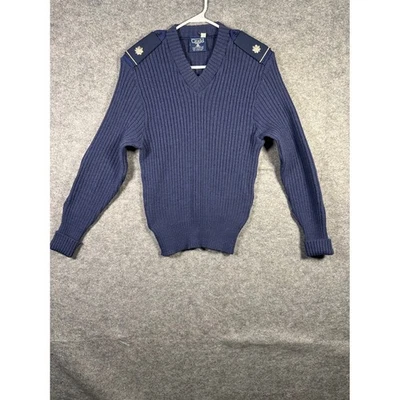 Citadel Wool Commando Sweater Mens Size 42 Blue Military Style Made England - Image 1 of 4