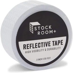 White Reflective Tape - 2 In x 30 FT Outdoor Reflector Safety Roll for Trailers - Picture 1 of 9
