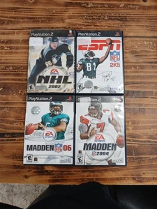 Playstation 2 Sports Spiele Lot NHL 2002, NFL 2K5, Madden 2004, Madden 2004 (JE) - Bild 1 von 2