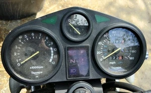 1991-1998 Triumph Trident 900 Instrument gauge cluster speedo Tac READ DESCRIPT - Picture 1 of 11