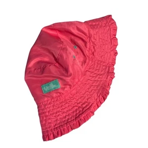 UV Skinz Mädchen Größe 7 Sonnenhut LSF 50 rosa mit kontrastierender Dschungelszene innen - Bild 1 von 5