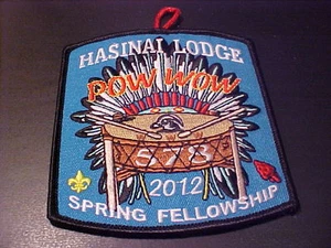 OA HASINAI LODGE 578 eX2012-1 SPRING POW WOW PATCH MINT - Picture 1 of 1