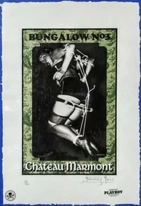 Bettie Page, Chateau Marmont- 22'x 15'x. Ltd. Ed. Print Signed Fairchild Paris  - Picture 1 of 12