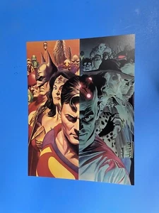 PÓSTER PIN UP DC COMICS JUSTICIA VS LEGIÓN DE LA PERDICIÓN ALEX ROSS NUEVO. - Imagen 1 de 2