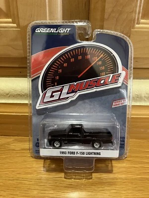 Ford F-150 Lightning 1993 camioneta Greenlight negra '93 con RR GL MUSCLE S22 Foto 1 de 4