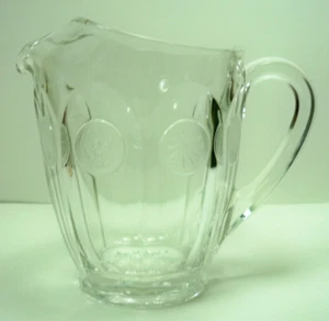 Fostoria brocca vetro punto moneta 32 oz fuori produzione vintage nuova di zecca - Foto 1 di 5