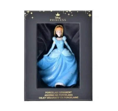 Disney Parks Princess Cinderella 4" Porcelain Christmas Ornament NEW 2023 - Image 1 of 4
