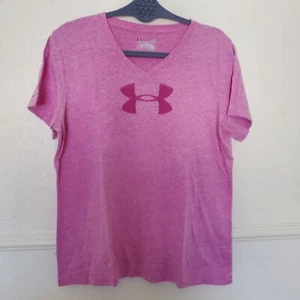 Camiseta Under Armour Heatgear Mujer Ropa Activa Talla L Rosa Calce Suelto - Imagen 1 de 11