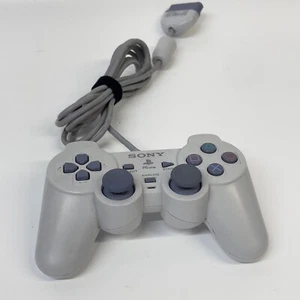 Sony PlayStation PS1 PS One Remote Controller White Gray SCPH-110 Official OEM - Picture 1 of 7