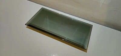 Azulejos biselados espejo gris - 0,5 m2 - 6 mm biselados de vidrio borde cocina baño Foto 1 de 3