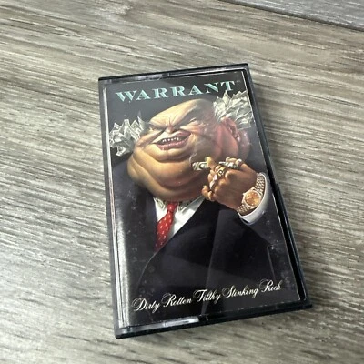 Dirty Rotten Filthy Stinking Rich by Warrant (Cassette 1989, Columbia) - Image 1 of 4