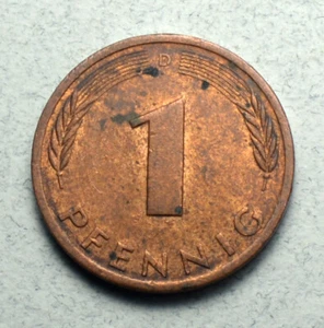 Germany 1Pf. 1 Phennig 1983-D KM# A101 Europe Coin - Picture 1 of 2