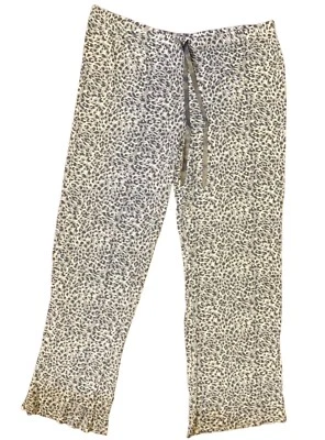 Pantalones de Pijama APT.9 Tejido Suave Rayón Spandex Estampado Animal Dormir Salón Talla L Foto 1 de 4