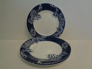 Juego de 4 platos de postre Corelle Boutique Indigo Blooms 6-3/4" nuevo hecho en EE. UU. - Imagen 1 de 3
