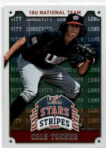 2015 Panini USA Baseball Stars & Stripes Cole Tucker #23 Longevity - Picture 1 of 2