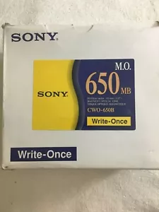 Sony Magneto-Optical Disk 650 MB (1024 B/Sector) Write Once, CWO-650B - NEW - Picture 1 of 3
