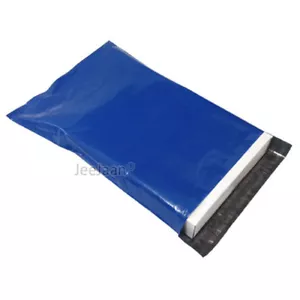 More details for coloured polythene plastic mailing postal packaging bags  mix self seal strip