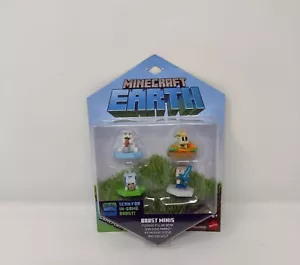 Minecraft Earth Boost Mini confezione da 4 orso polare in cerca di lupo snack coniglio NUOVO - Foto 1 di 2