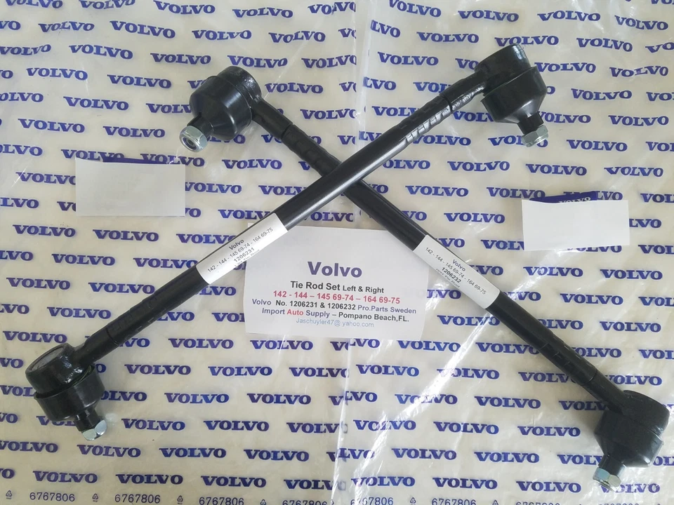 Barra de amarre de dirección lateral izquierda y derecha Volvo 142 -144 -145 69-74 -164 69-75   Foto 1 de 3