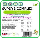 Super Vitamin B Complex plus Vitamin C, Energy & Metabolism 90 tablet LINDENS UK