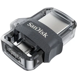 Sandisk Ultra Dual USB Drive m3.0 (64GB) USB 3.0 Speicherstick grau 150 MB/s NEU - Bild 1 von 5