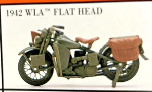 1942 WLA FLAT HEAD HARLEY Davidson 1:18 Scale SERIES 5 #31360 MAISTO Motorcycle - Picture 1 of 10