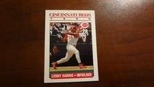 1995 KAHN'S CINCINNATI REDS LENNY HARRIS    BASEBALL CARD