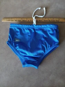 Speedo Diving Brief Swim Suit, 100% Nylon, Boys Size 24. - Picture 1 of 6